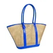 Extra Large Rattan Woven Beach Tote Bag W/ Handle | https://www.bestnamebadges.com