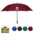 55" Arc Auto Open Double Layer Stick Golf Umbrella | https://www.bestnamebadges.com