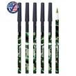 Union Printed, Certified USA Made "Woodland" Camo Stick Pen | https://www.bestnamebadges.com