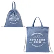 Pueblo Recycled Cotton & RPET Drawstring Bag | https://www.bestnamebadges.com