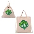 Pueblo Recycled Cotton & RPET Drawstring Bag | https://www.bestnamebadges.com