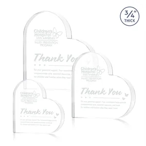 Davina Heart Award - Clear