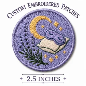 2.5 inches 100% Embroidered Patches - Iron on