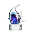 Neptune Fish Award on Paragon Base | https://www.bestnamebadges.com
