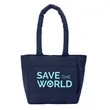 Eco Friendly Quilted Lunch Cooler Tote Bag | https://www.bestnamebadges.com