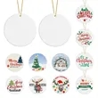 Ceramic Disc Ornament | https://www.bestnamebadges.com