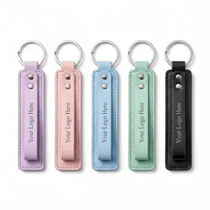 Colorful PU Keychain