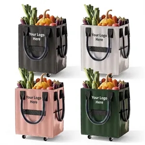 Wheeled Folding Shopping Bag