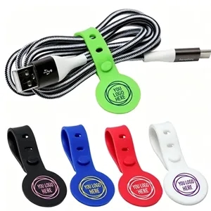 Silicone Cable Tie Reusable Cord Organizer