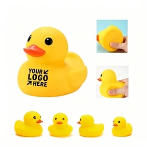 Squeaky Rubber Yellow Duck Children Bath Toys