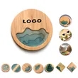 Bamboo Teacup Mat | https://www.bestnamebadges.com