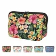 All-Over Full-Color Neoprene Makeup & Tech Organizer Bag | https://www.bestnamebadges.com
