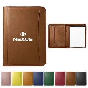 A4 PU Leather Professional Business Portfolio W/ Zipper