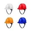 Construction Hard Hat With Chin Strap | https://www.bestnamebadges.com