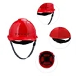 Construction Hard Hat With Chin Strap | https://www.bestnamebadges.com