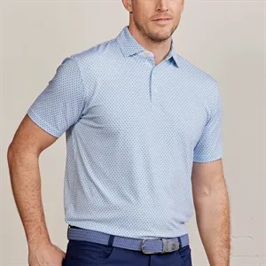 tasc Men's Cloud Intersection Polo