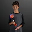 Pumpkin Wand with Bats Light Projection, NO Sound | https://www.bestnamebadges.com