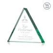 Adler Triangle Award - Emerald | https://www.bestnamebadges.com