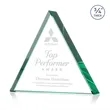 Adler Triangle Award - Emerald | https://www.bestnamebadges.com
