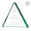 Adler Triangle Award - Emerald | https://www.bestnamebadges.com