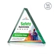 Adler Triangle VividPrint™ Award - Emerald | https://www.bestnamebadges.com
