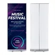 Retractable Banner Stand and Draped Table Cover Event Bundle | https://www.bestnamebadges.com