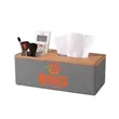 Home Tissue Box Cover with Remote Control Holder | https://www.bestnamebadges.com
