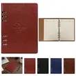 A5 Refillable PU Leather 6 Ring Binder Notebook | https://www.bestnamebadges.com