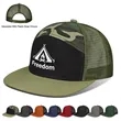 7 Panel Trucker Hat Cap W/ Mesh Back | https://www.bestnamebadges.com