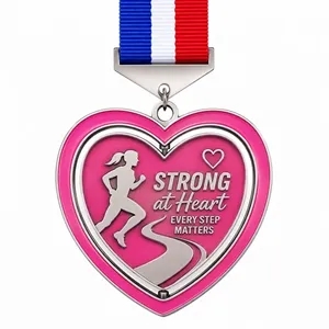 Pink Heart Medal