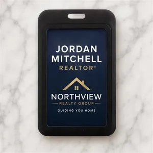 Full Color Printed Plastic Badge Holder