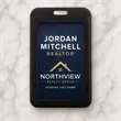 Full Color Printed Plastic Badge Holder | https://www.bestnamebadges.com