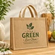 Small Jute Tote Bags | https://www.bestnamebadges.com