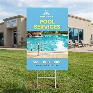 Custom 36" X 24" Vertical Yard Signs