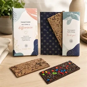 Gourmet Chocolate Bar In Card Box