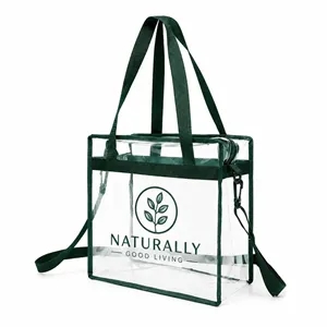Clear Zippered Safety Tote Bags