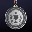 Standard Crystal Medal | https://www.bestnamebadges.com