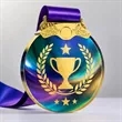 Metal Inlay Crystal Medal | https://www.bestnamebadges.com