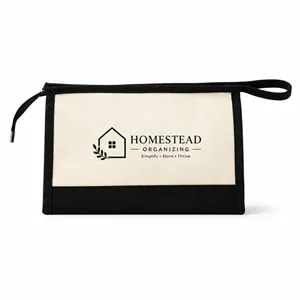 Burlap Cosmetic Bags