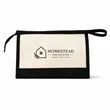 Burlap Cosmetic Bags | https://www.bestnamebadges.com