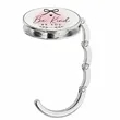 Hidden Rod Bag Hangers | https://www.bestnamebadges.com
