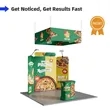 10x10ft Trade Show Booth Kit - B2 | https://www.bestnamebadges.com