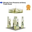 10x10ft Trade Show Booth Kit - B4 | https://www.bestnamebadges.com