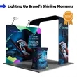 10x10ft Trade Show Booth Kit - A3 | https://www.bestnamebadges.com