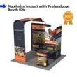 10x10ft Trade Show Booth Kit - B8 | https://www.bestnamebadges.com