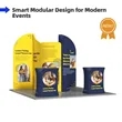 10x10ft Trade Show Booth Kit - B12 | https://www.bestnamebadges.com