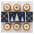 Custom Dipped Sandwich Cookies - 9pc | https://www.bestnamebadges.com