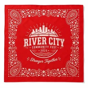 Full Color Paisley Bandanas