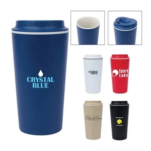 Kenzie 16 oz. Double Wall Recycled Polypropylene Coffee T...