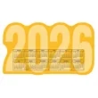 Good Value™ 20 Mil Extra Large Calendar Magnet | https://www.bestnamebadges.com